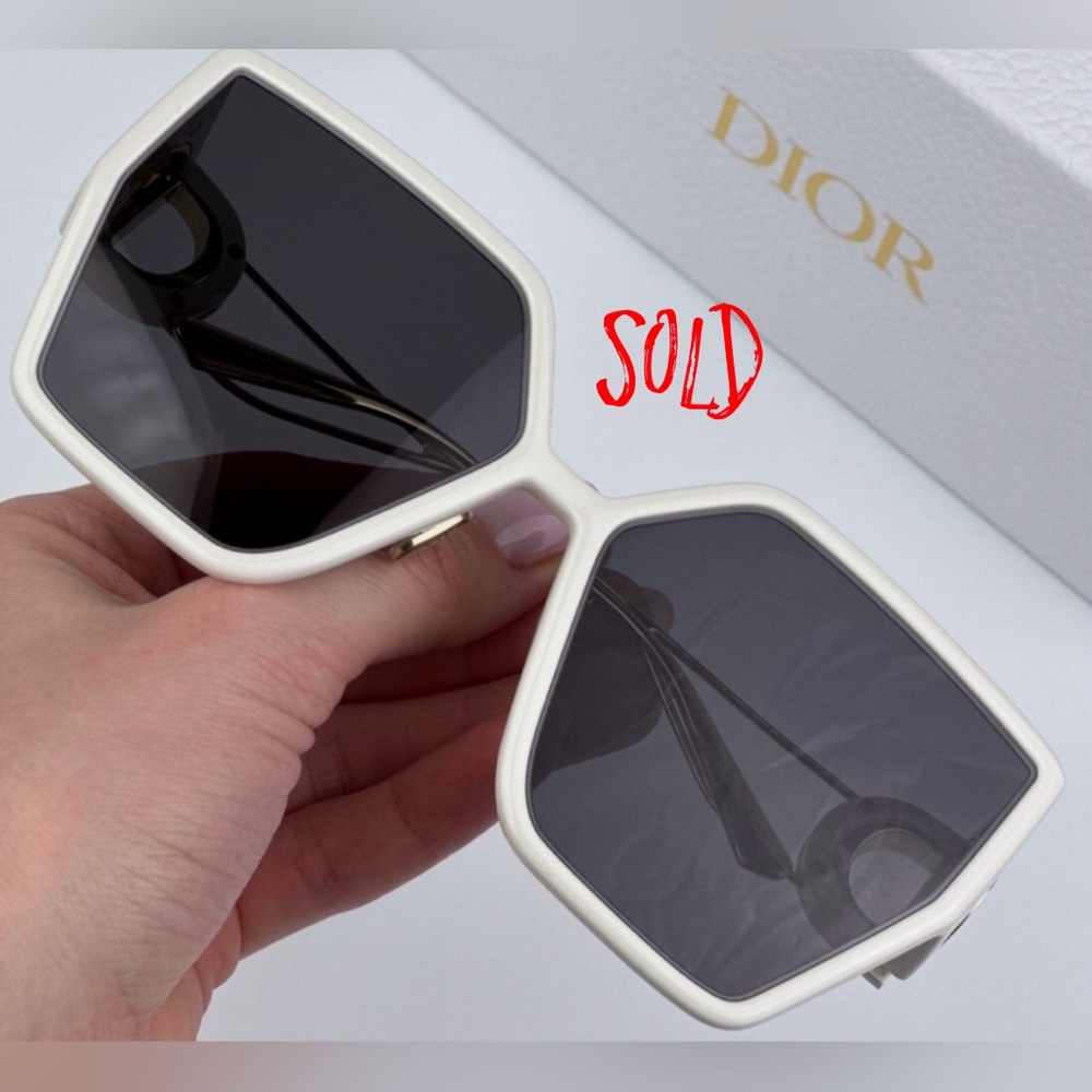 Dior 30Montaigne1 Ivory & Gold Sunglasses